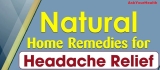 Best Home Remedies For Headache